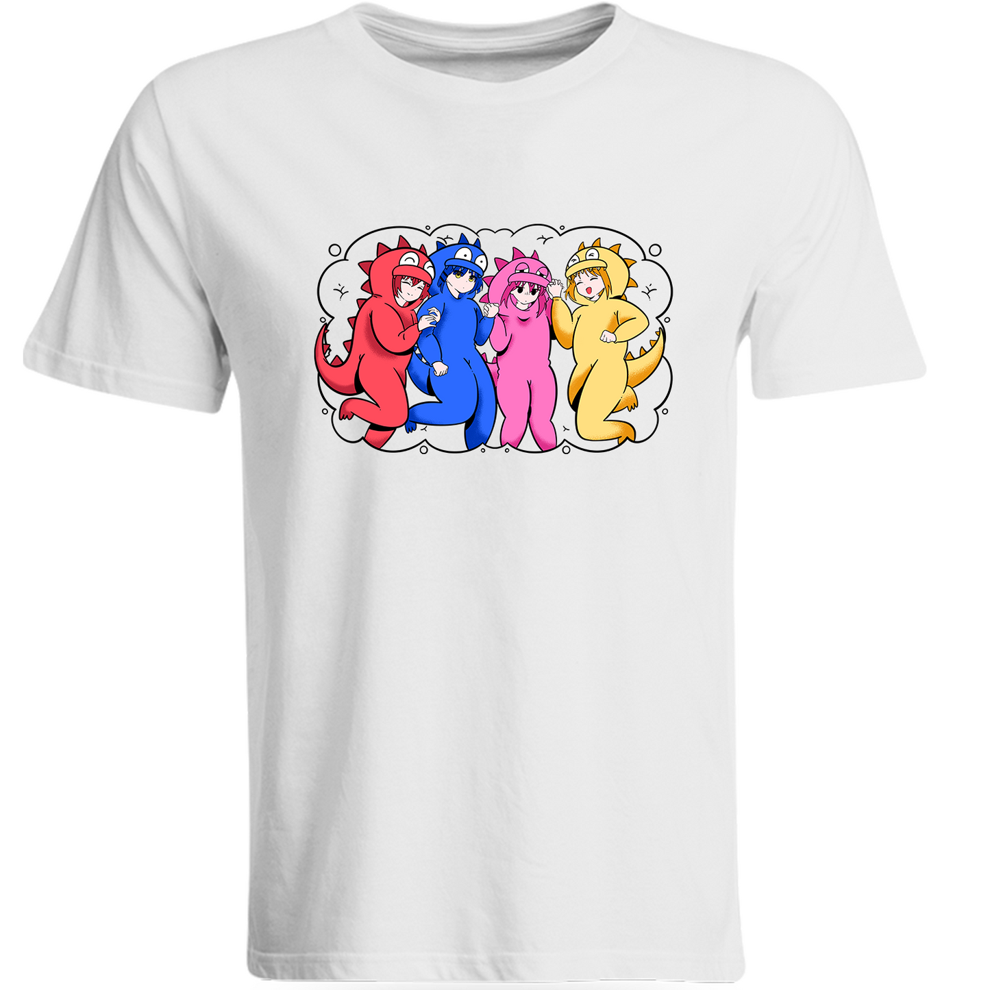 Playera Bocchi The Rock Dinosaurio