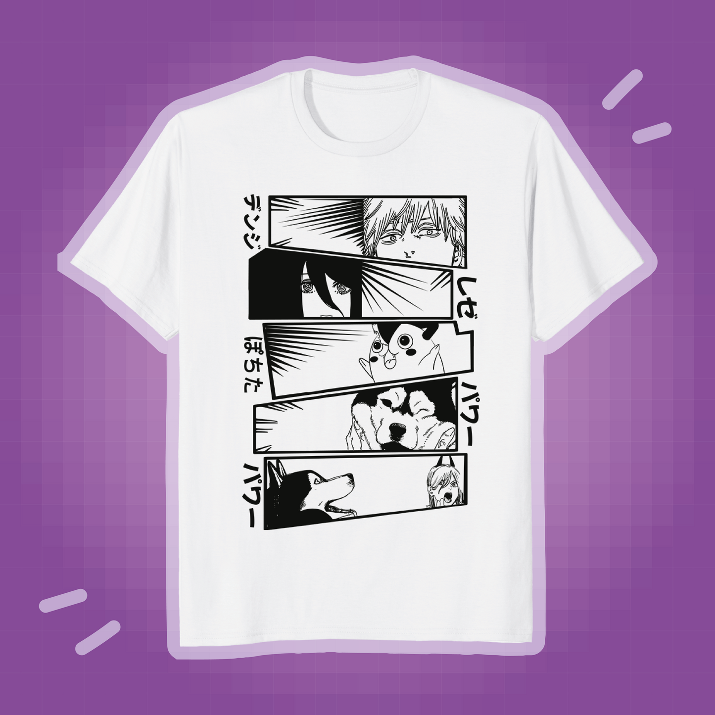 Playera Pochita Power Nayuta Denji