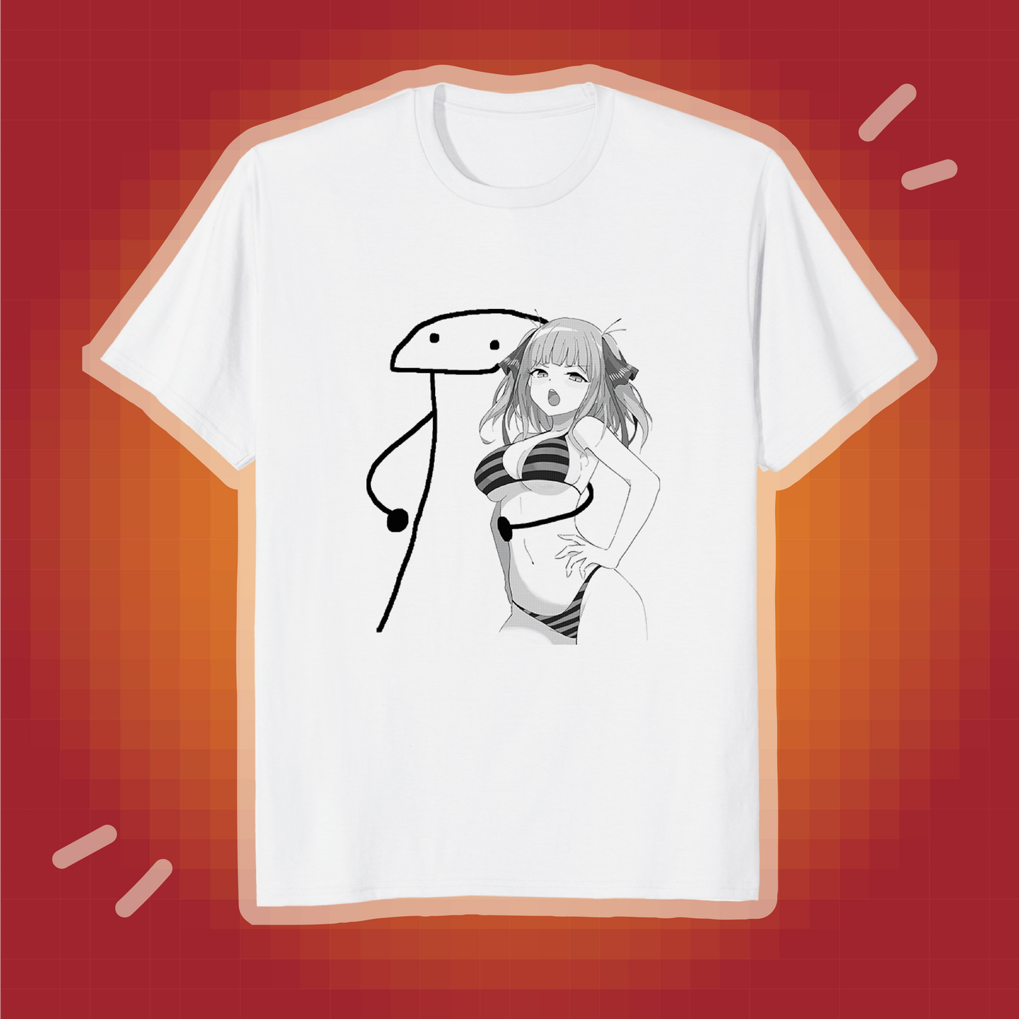 Playera Meme Trazo Nino Nakano