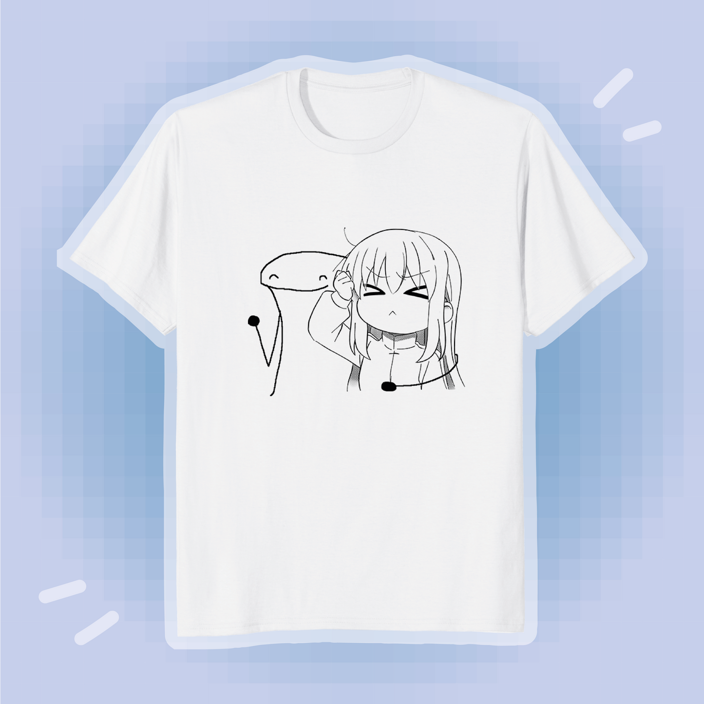 Playera Meme Trazo Bocchi