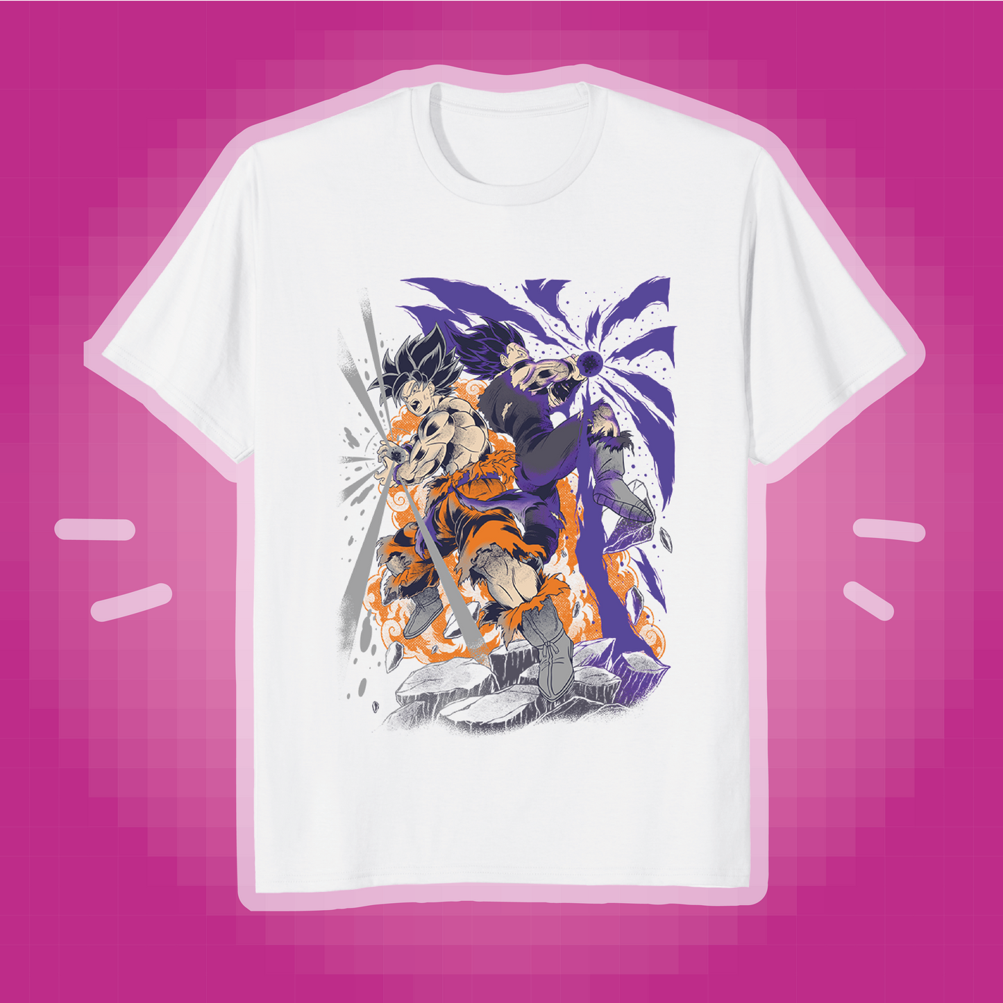 Playera Goku Ultra Instinto Y Vegeta Ultra Ego