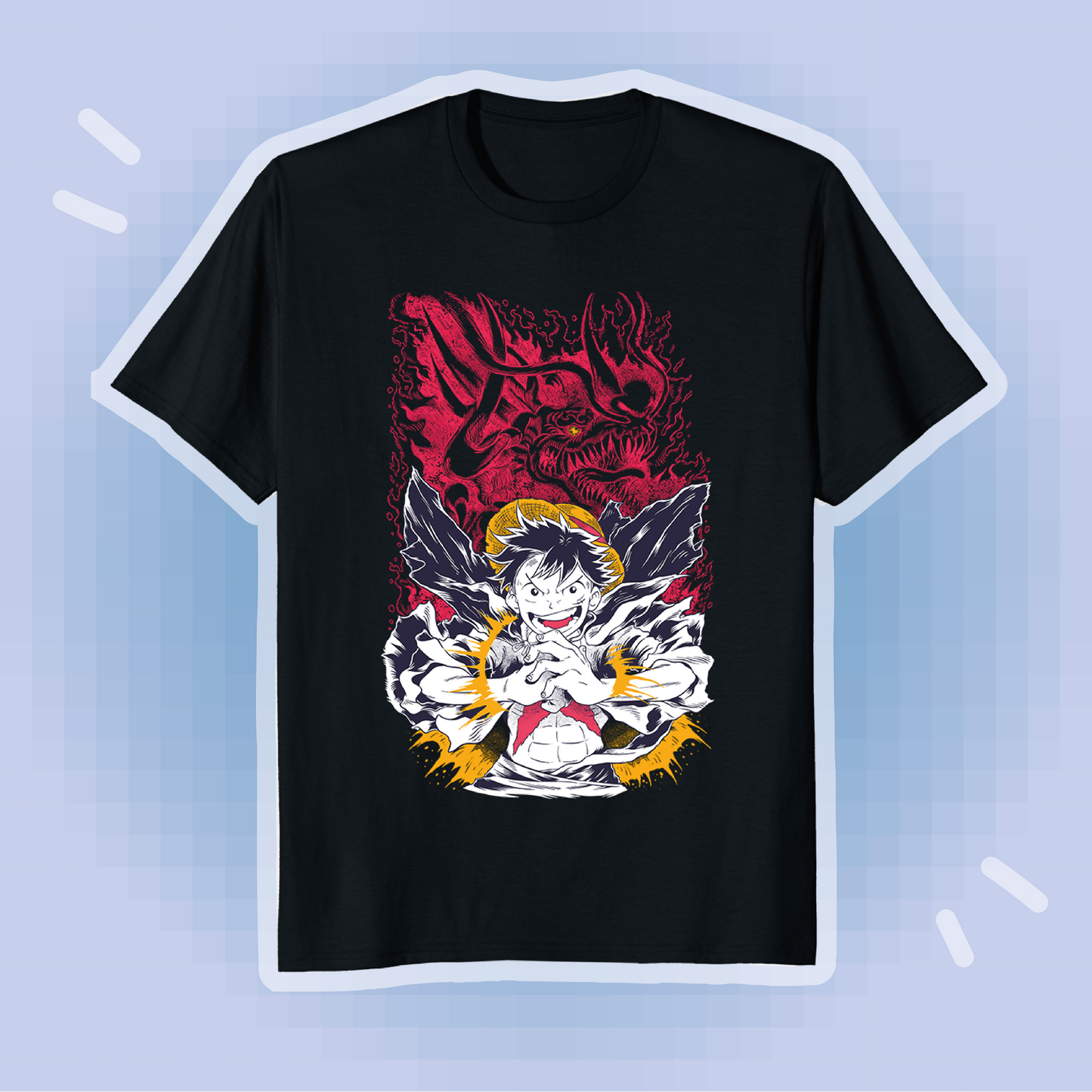 Playera Luffy Kaido Haki