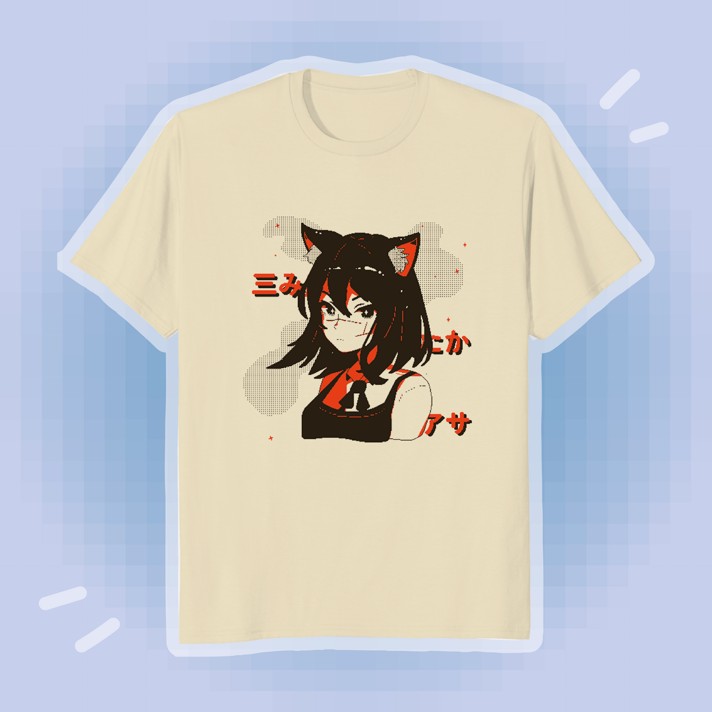 Playera Asa Mitaka Yoru Pixel Art