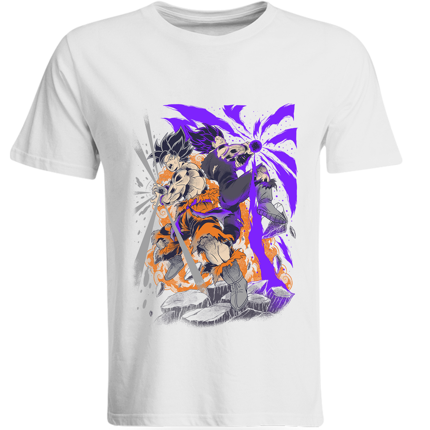 Playera Goku Ultra Instinto Y Vegeta Ultra Ego