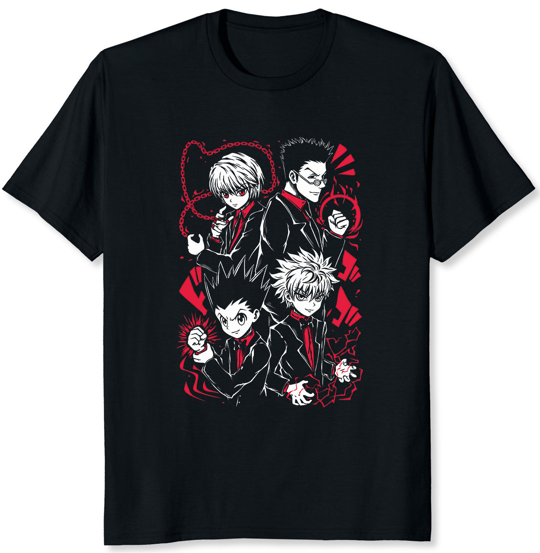 Playera Anime Manga Hunter X Hunter Unisex Puchi Art