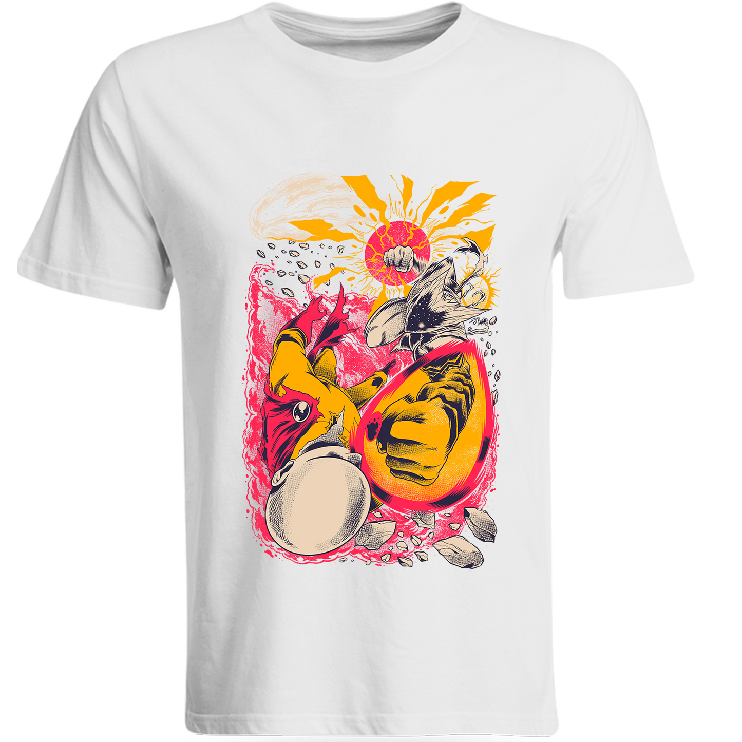Playera Saitama Vs Garou Galáctico