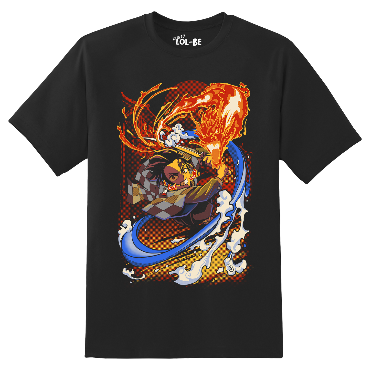 Playera Tanjiro Danza Del Dios Del Fuego