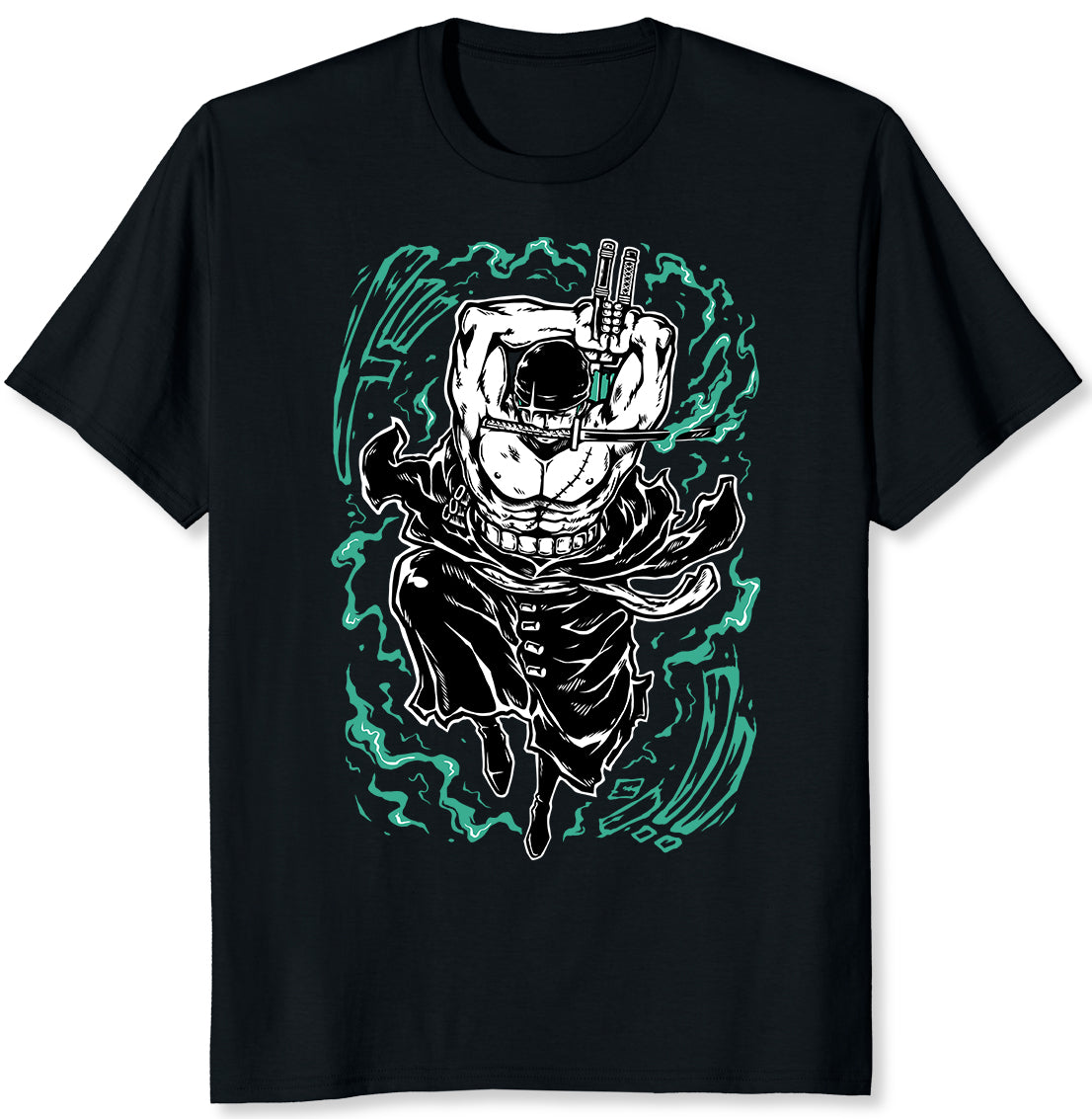 Playera Unisex One Piece Roronoa Zoro Anime Manga Puchi Art