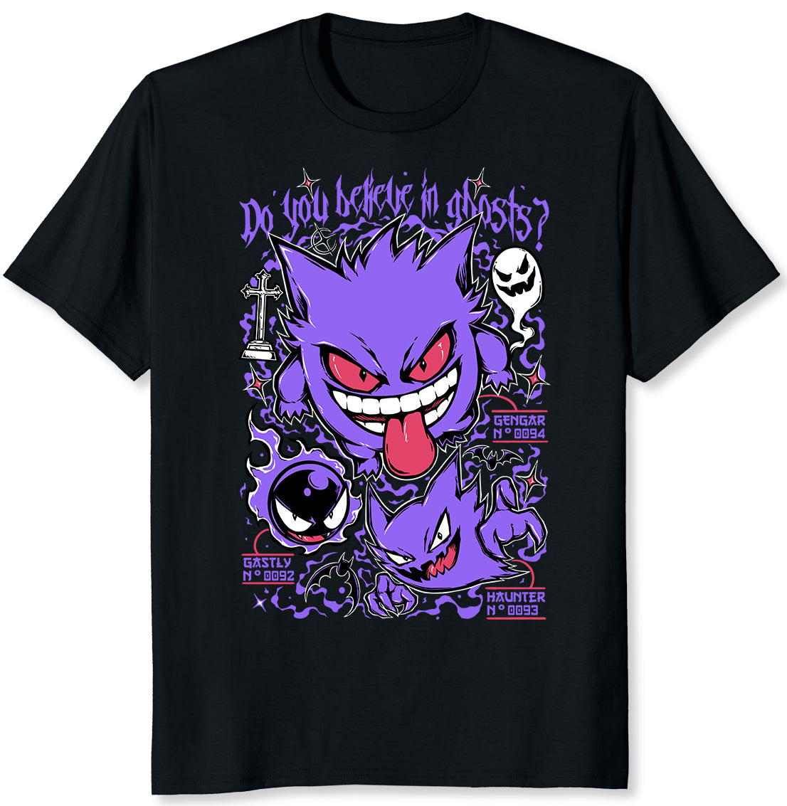 Playera Gengar Unisex Puchi Art