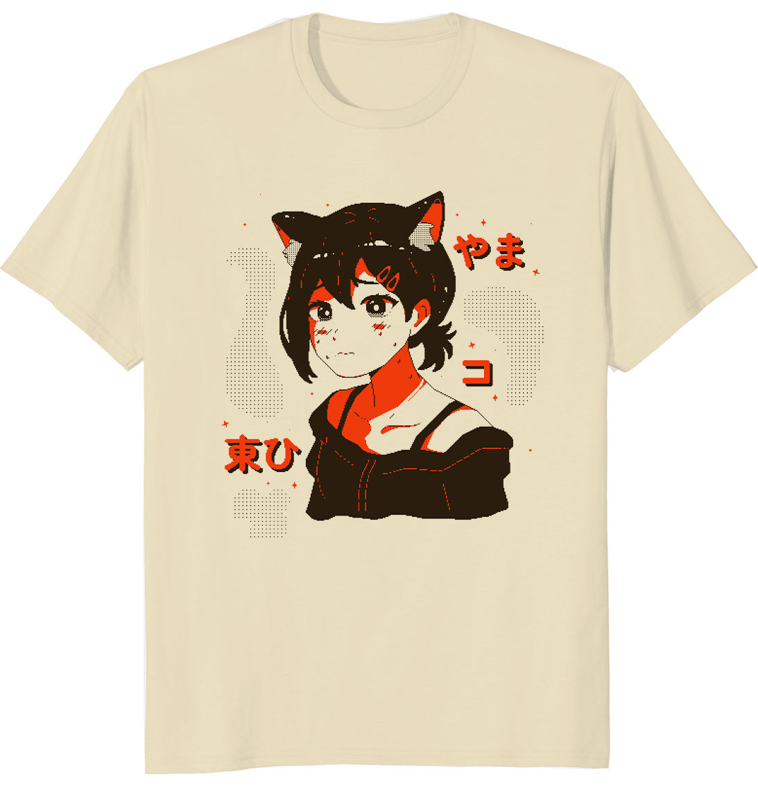 Playera Kobeni Neko Pixel Art Cat