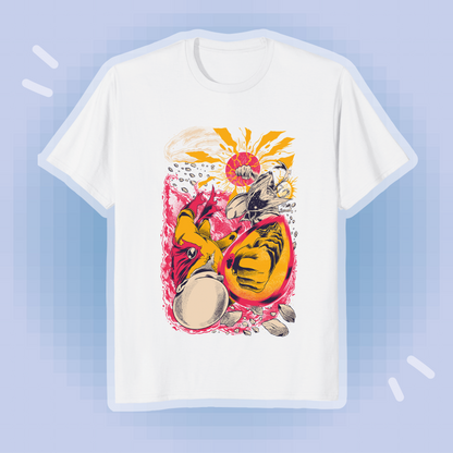 Playera Saitama Vs Garou Galáctico