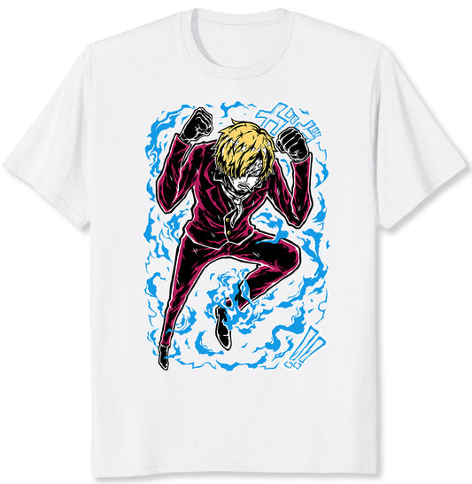 Playera One Piece Sanji Vinsmoke Anime Manga Unisex Puchi Art